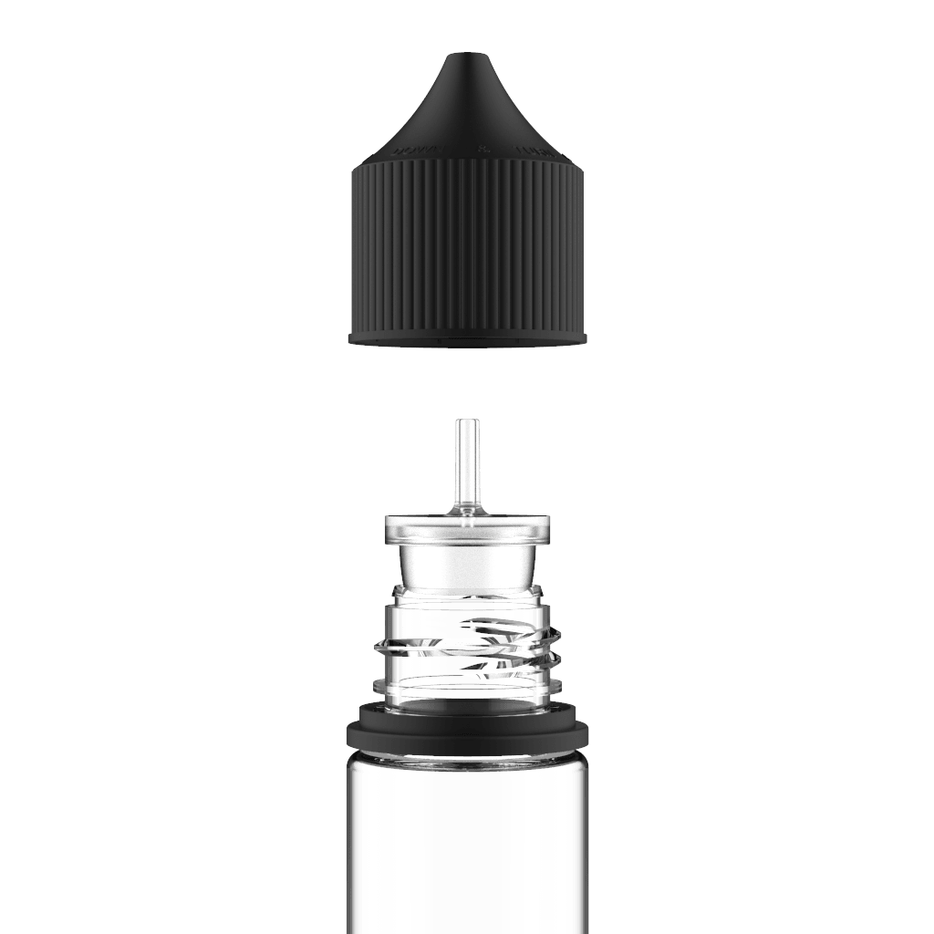 Chubby Gorilla 60ml PET Clear Bottle with CRC & Tamper