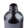Black glass dropper bottles